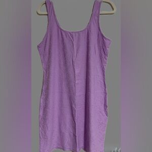 VICTORIA'S SECRET XL STRETCH TANK NIGHTGOWN, LOGO EMBOSSED SLEEP DRESS